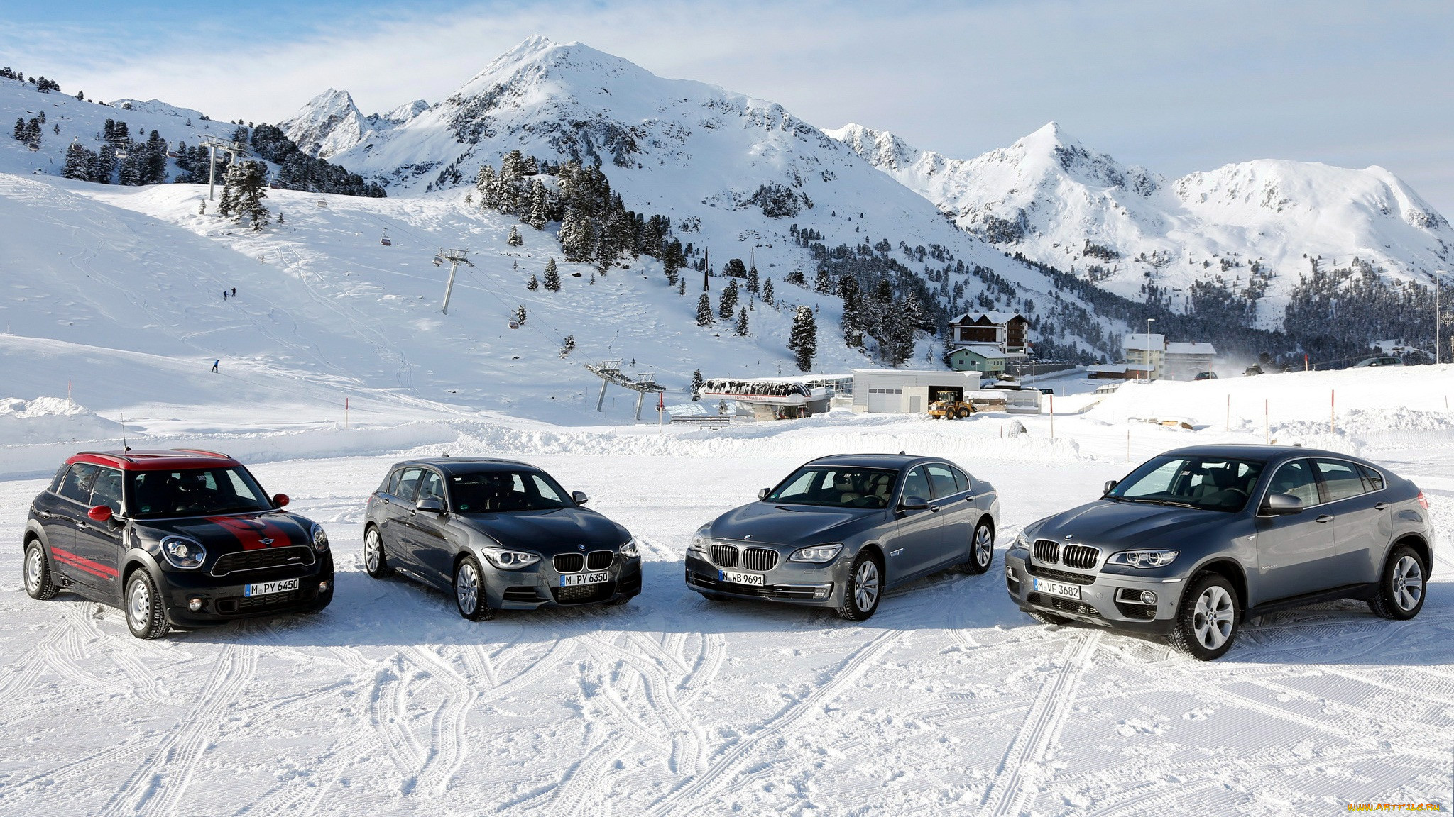 BMW x6 в Альпах